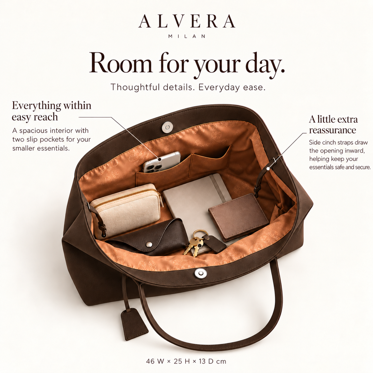 Spacious Everyday Shoulder Tote